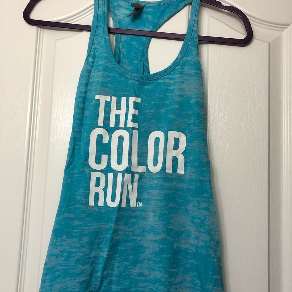 The Color run workout top shirt tank